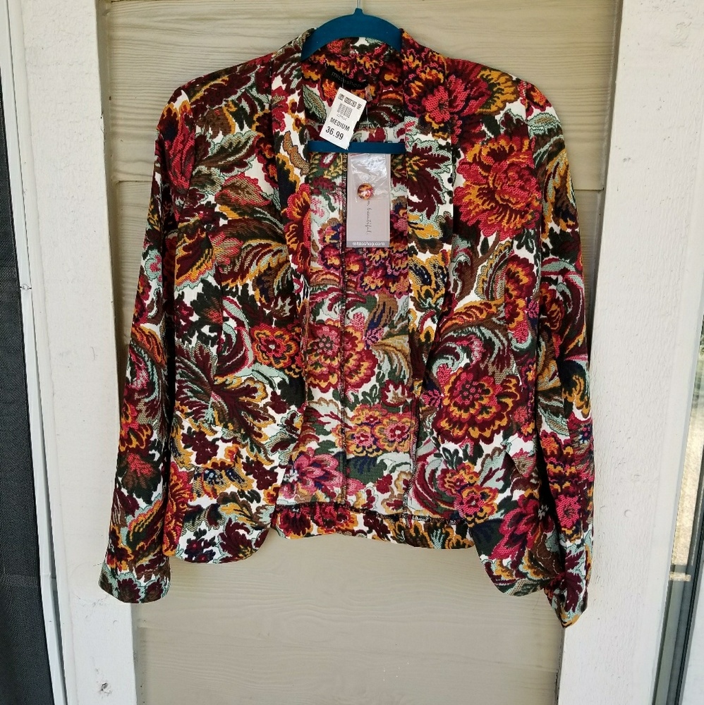 Floral Blazer